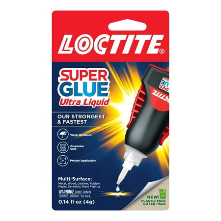 Loctite Super Glue Ultra Liquid Control, Pack of 1, Clear...