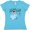 Aqua, variant on Inktastic I Want a Hippopotamus for Christmas Hippo in Santa Hat Women's V-Neck T-Shirt