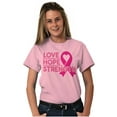 thumbnail image 5 of Breast Cancer Love Hope Strength Women's Graphic T Shirt Tees Brisco Brands S, 5 of 6