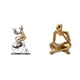 thumbnail image 1 of Figuras de payaso,Escultura de payaso,adorno de mesa,Figura de lector abstracto,Estatua de pensador abstracto,arte,artesanías,decoraciones,Figuras humanas decorativas para oficina,objetos, 1 of 8