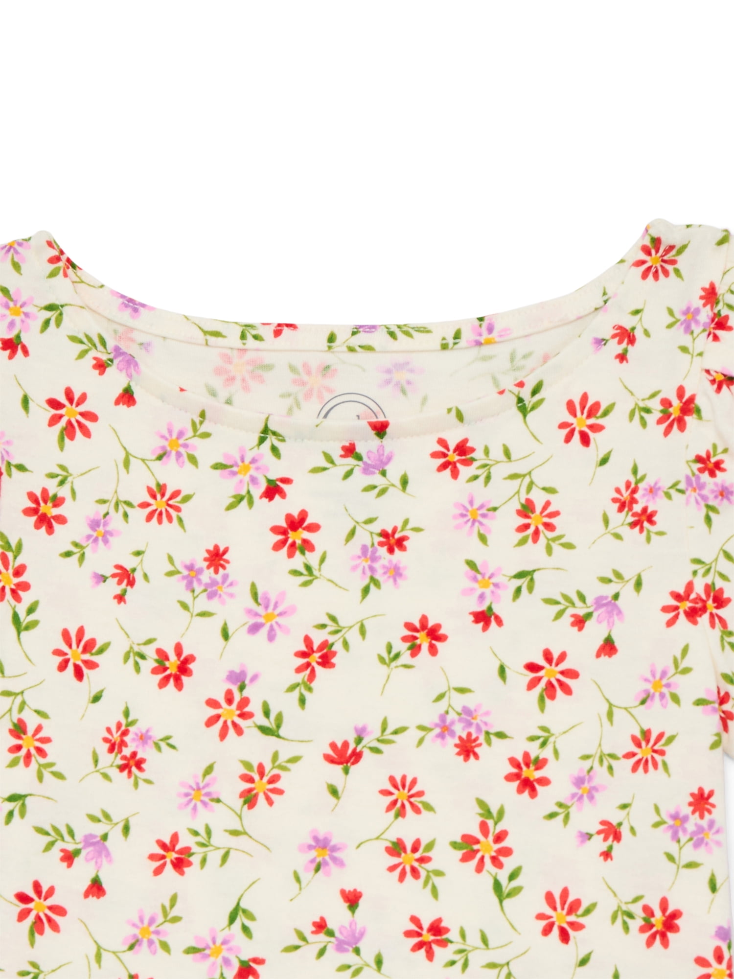 Wonder Nation Girls Tulip Sleeve Top, Sizes 4-18 & Plus