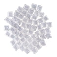 thumbnail image 1 of Cubitos de hielo reutilizables VOJP de plástico blanco transparente, 60 unidades, 1 of 7