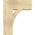 thumbnail image 3 of Ekena Millwork 6"W x 18"D x 22"H Thorton Block Rough Sawn Bracket, Douglas Fir, 3 of 25