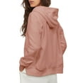 thumbnail image 2 of Hat and Beyond Women's Comfortable Hoodie Wrinkle Resistant Cotton Face Zip Up Hoodie French Terry Hooded Sweatshirts, 2 of 6