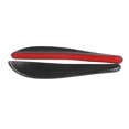thumbnail image 4 of 2 uds alerón del parachoques delantero del coche pegatina de estilo de fibra de carbono de goma para decoración automática, 4 of 11