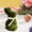 A, variant on PWOTUD Easter Decorations, Simulation Short Stuffed Moss Easter Bunny, Living Room Desktop Small Ornaments, Elegant Bow Accent, Symbolic Meaning of Hope, Cute Easter Decor 3.7x2.2 in