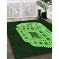 thumbnail image 3 of Ahgly Company Machine Washable Indoor Rectangle Transitional Night Black Area Rugs, 6' x 9', 3 of 7