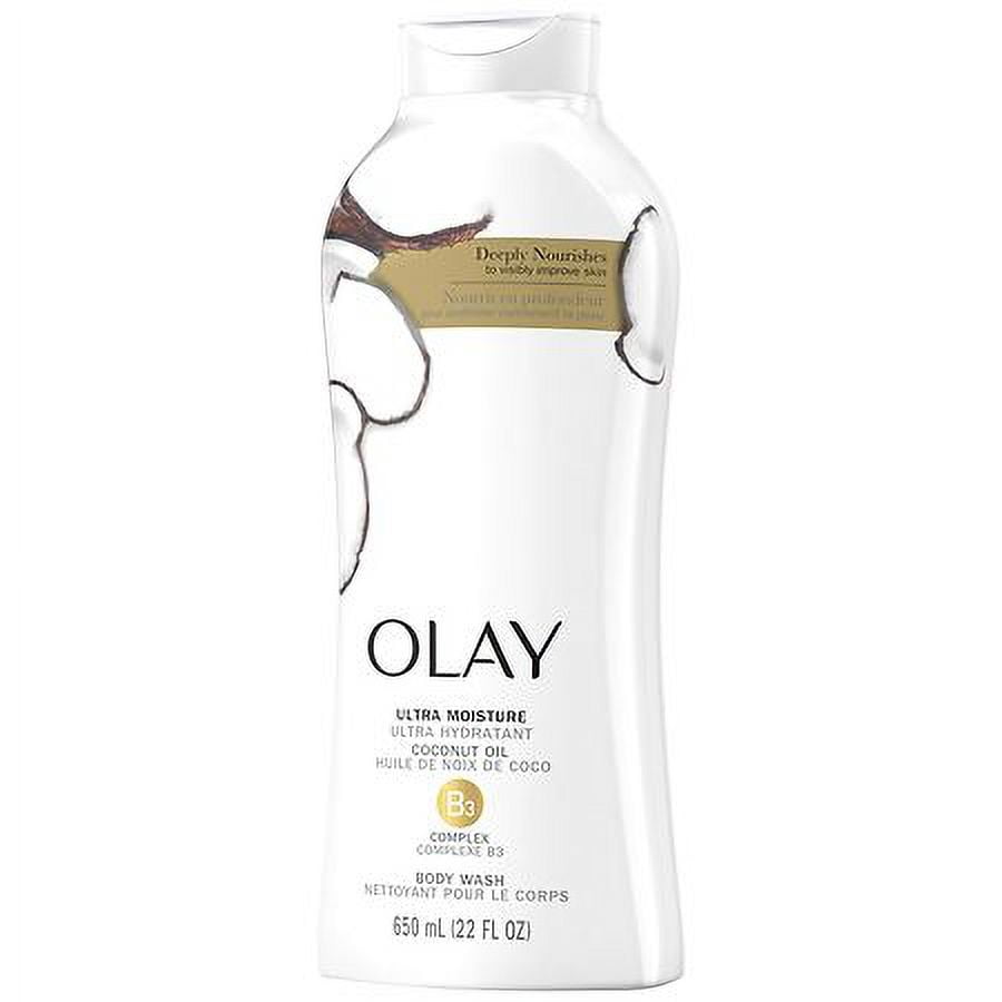 Olay Ultra Moisture Body Wash Coconut Oil, 22 oz Pack of 2