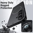 thumbnail image 4 of JETech Magnetic Case for Samsung Galaxy S26, Dual-Layer Heavy Duty Shockproof Cover (Black), 4 of 7