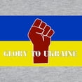 thumbnail image 3 of CafePress - Glory To Ukraine Long Sleeve T Shirt - Womens Baseball Tee, 3 of 4
