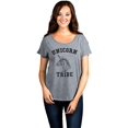 thumbnail image 2 of Thread Tank Unicorn Tribe Women's Relaxed Slouchy Dolman T-Shirt Tee Heather Grey 3X-Large, 2 of 4
