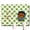 Green Kiwi Sl, variant on Summer Beach Palm Trees Anti-Mess Pet Feeding Mat - Absorbent Multi-Layer Structure - Boho Aesthetic - Large Size Placemat for Bowls