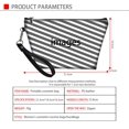 thumbnail image 2 of Bolsa de maquillaje Amzbeauty con bandera estadounidense de piel sintética para mujer, 2 of 7