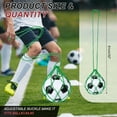 thumbnail image 2 of Uxcell Soccer Ball Kicking Net, Solo Football Ball Kick Net Practice Training Aid Soccer Return for Ball Sizes (3, 4, 5), Green, 2 of 6
