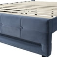 thumbnail image 4 of Historyli Go5H Upholstered Bed With Headboard LED Light 4 Drawers Type C USB Ports Easy Assembly Platform Bed For Bedroom, 4 of 9