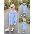 thumbnail image 2 of Arshiner Girl Tulle Dress Winter Long Sleeve Teen Girls Party Casual Dresses, 2 of 6
