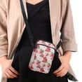 thumbnail image 3 of HELLHERO Adjustable Shoulder Strap Crossbody Bag Strawberry Daisy 4.33x1.97x7.09 with Shoulder Strap Adult for Casual Travel Double Layer, 3 of 4