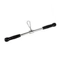 thumbnail image 1 of Colaxi Pull Down Bar Solid Steel LAT Bar Cable Machine Attachment with Anti Slip Handles for Strength Training Pulley System Workout Black, 1 of 8