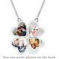 thumbnail image 4 of SISGEM Sterling Silver Lucky Four Leaf Clover Necklace,4-in-1 Wearing 2 Sides Heart Love Oxidized Pendant Gift for Women, 4 of 6