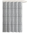 thumbnail image 2 of Arrows And Shapes Black Onyx Polyester Canvas Shower Curtain, 2 of 6
