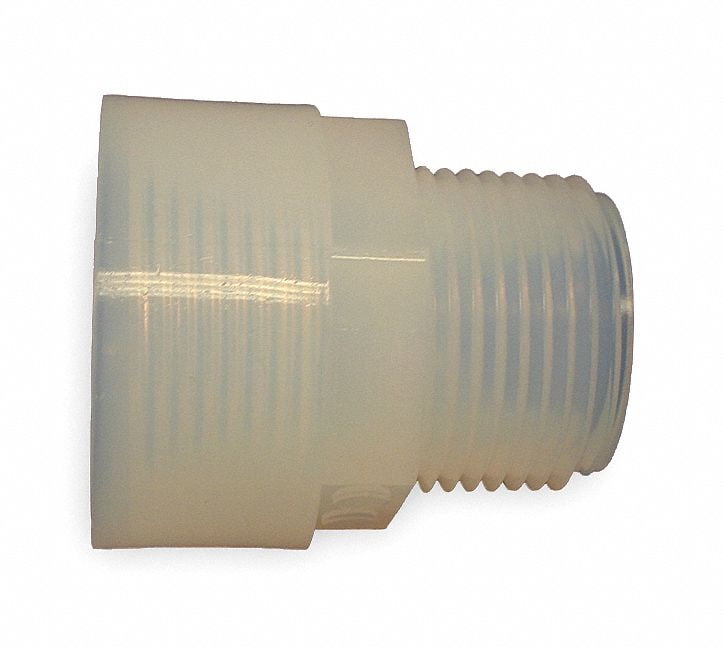 1/8 TUBE TO 1/4 NPT PIPE PFA PARKER GAME-24 HIGH PURITY FITTING 90° ELBOW 