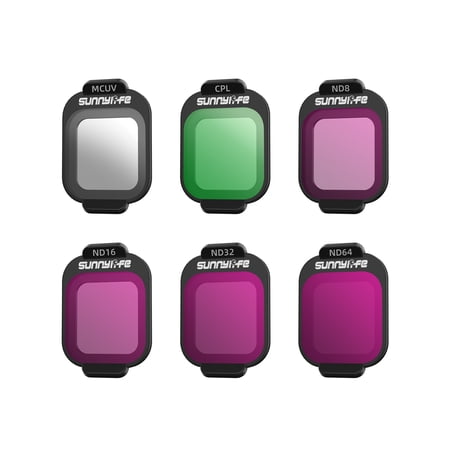 Filter For DJI FLIP, ND64 ND8 Light Reduction Vlog ND16 Filter MCUV Drone Lens Fliter Set Accessories