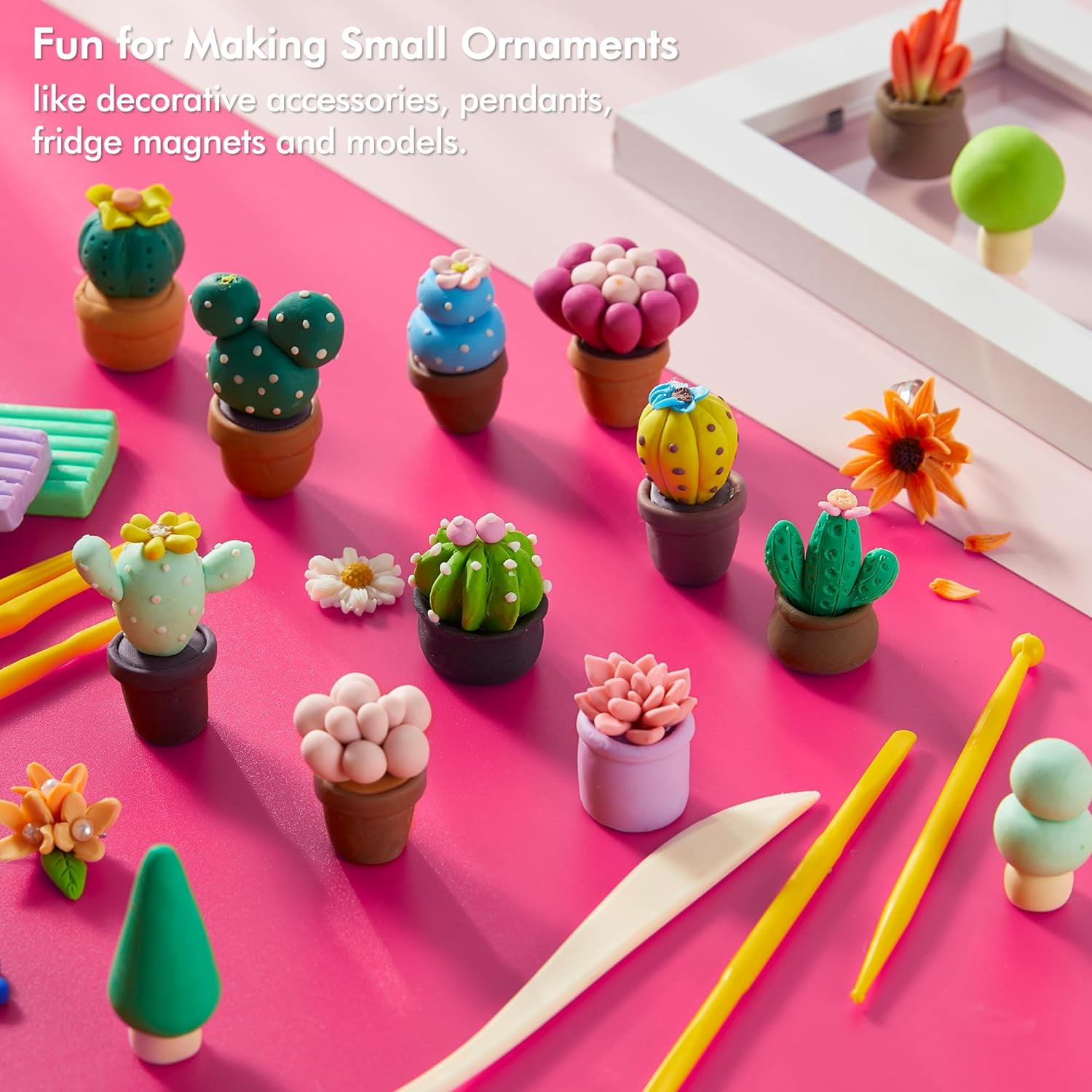 Polymer Clay, Shuttle Art 82 Colors Oven Bake Modeling Clay, Creative Clay Kit with 19 Clay Tools and 16 Kinds of Accessories, Non-Toxic, Non-Sticky, Ideal DIY Art Craft Clay Gift