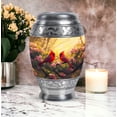 thumbnail image 3 of Cardinal Bird Urn for Ashes Adult, Decorative Funeral Urn - Cardinal Bird Theme Cremation & Memorial Sharing Urns for Ashes with Lid - 6inch, Medium Size with Velvet Bag - 1pcs, 3 of 7