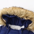 thumbnail image 3 of Okbabeha Baby Boys Girls Winter Snowsuit Rompers Hoodies Outwear Toddler Jumpsuit Down Coat Jacket with Gloves and Foot Covers, 3 of 7