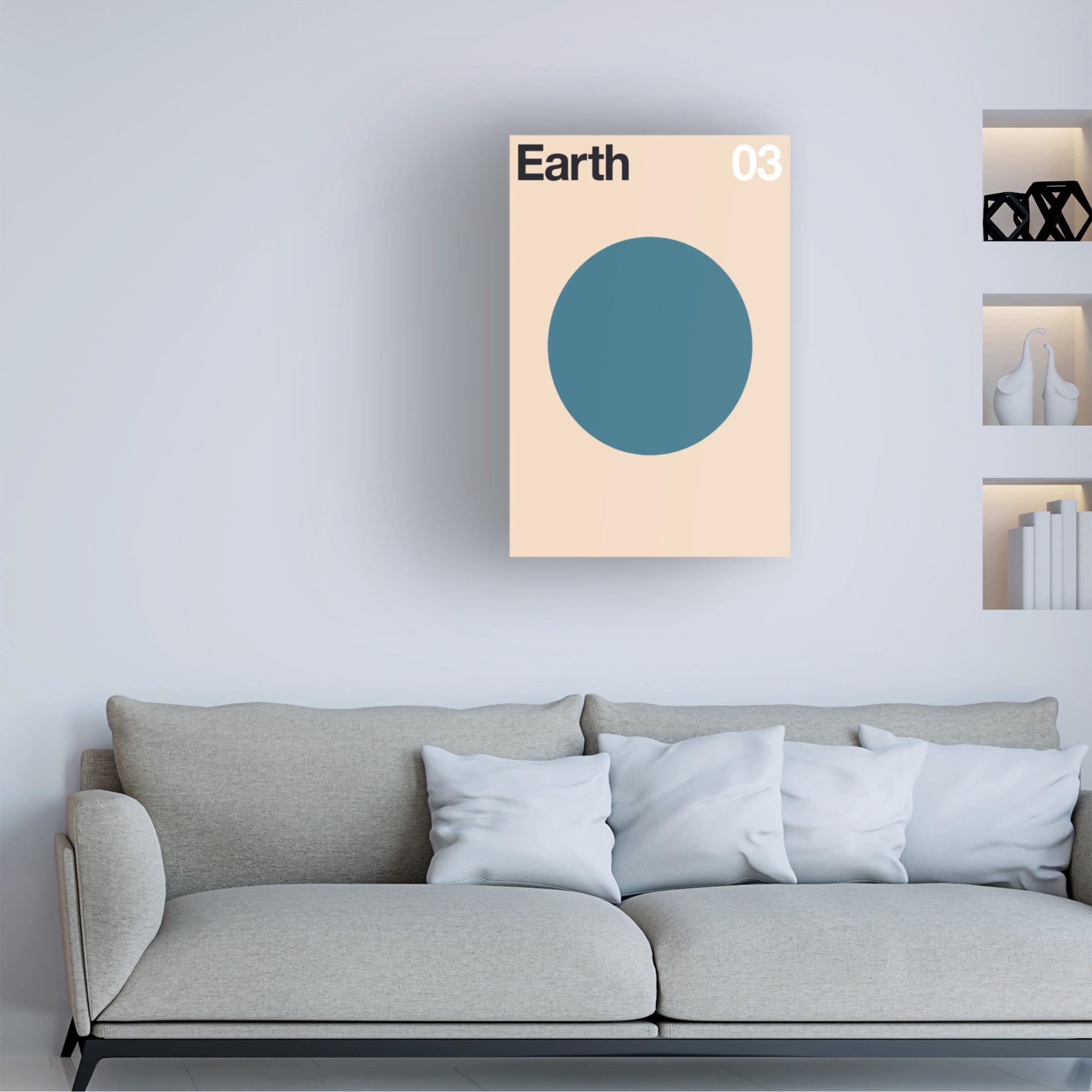 Trademark Fine Art Florent Bodart Earth Canvas Wall Art