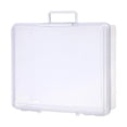 thumbnail image 2 of Elodie Divided Storage Case with 18 Individual Inner Box Container Premium Easy to Use, Durability, Professional, Card Organizer Box Transparent, 2 of 8