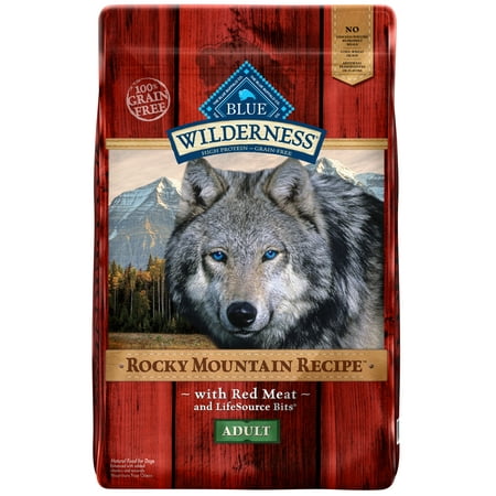 Blue Buffalo Wilderness Rocky Mountain Recipe Red Meat High Protein Dry Dog Food, (Best Meat Based Dog Food)
