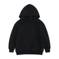 thumbnail image 3 of Hoodies for Teen Girls Trendy Girls Fuzzy Fleece Pullover Hoodies Sweatshirt Casual Sherpa Winter Tops Warm Outwear Coat with Pockets 4-14 Years, 3 of 6