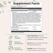 Micro Ingredients Mega Probiotics 200 Billion CFU, 120 Veggie Capsules | Daily Probiotics for Women & Men | 40 Strains with Prebiotics, Postbiotics & Digestive Enzymes | Gut & Digestive Health