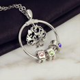 thumbnail image 2 of Árbol de la vida, regalo personalizado, collar con nombre grabado para regalo de joyería para mamá, 2 of 5