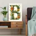 thumbnail image 5 of Qisvanset Framed Canvas Wall Art 12x16 Inch Green Alphabet Educational Kids Nursery Wall Art Print, 5 of 5