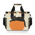 thumbnail image 7 of FORMRS Insulated Cooler Bag 24 Cans Capacity Soft Leakproof Lunch Box with Side Pockets, Black Cat Orange Ball, 7 of 7