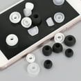 thumbnail image 2 of 12pcs Soft Silicon Ear Tip Cover Replacement Earbud Covers For In-Ear Headphones, 2 of 10
