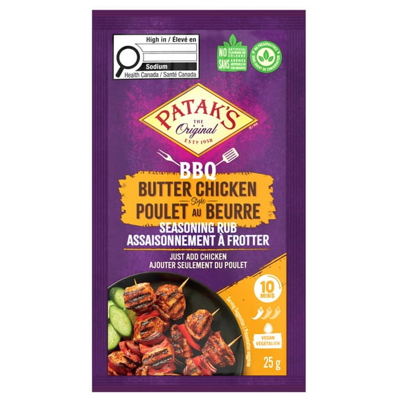 Patak's BBQ Butter Chicken Seasoning Rub, 25g