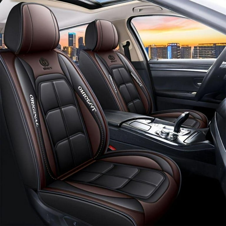Car Front Seat Cover for Summer Gift 1 Count PU Leather Car Seat Protector Universal Car Mats Auto Interior Accessories Summer Travel Car Essentials Cool Interior Truck Accessories Walmart