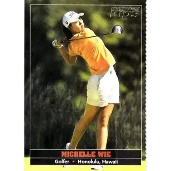 Michelle Wie 2004 Sports Illustrated for Kids LPGA golf Rookie Card