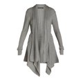 thumbnail image 2 of What's Next Women's and Women's Plus Striped Flyaway Cardigan Sweater, Midweight, Sizes XS-4X, 2 of 4