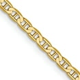 thumbnail image 3 of 14k 2.4mm Flat Anchor Chain (Weight: 4.65 Grams, Length: 18 Inches), 3 of 6