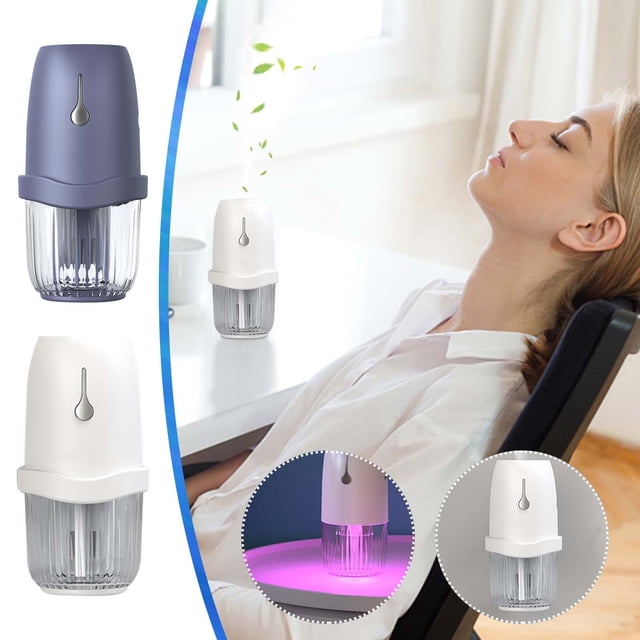 Xihbxyly Difusor Inteligente de Aromaterapia, Humidificador Portátil de Escritorio para Oficina, Pulverizador Controlado Por Voz, Funcionamiento Silencioso, No Requiere Agua, Spa En Casa, Relajación