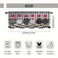 thumbnail image 3 of Rdsfhsp Chicken Window Valance Curtain, Black White Farmhouse Hen Pattern Decorative Rod Pocket Short Curtain for Kitchen Decor, 3 of 5