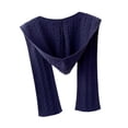 thumbnail image 3 of Bufanda con capucha para la cabeza, calentador de cuello, bufanda con capucha para mujeres, otoño, hombres, al aire libre Azul oscuro, 3 of 8