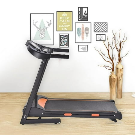 Folding electric treadmill Indoor Walking Electric Treadmill 1000W electric treadmills on sale Jogging machine 60Hz with LED display screen