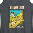 thumbnail image 3 of Luca - La Grande Corsa Postcard - Women's Racerback Tank Top, 3 of 5