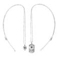 thumbnail image 1 of Collar de trébol de cuatro hojas Bling Bling plata 2 piezas, 1 of 14