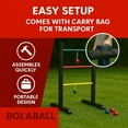 thumbnail image 6 of Bolaball Wooden Ladder Toss Game – Outdoor Ladder Ball Set for Backyard, Beach & Tailgating | Durable Wooden Frame | Soft Rubber Bolas | Carrying Case Included | Easy Assembly Family Yard Game, 6 of 8